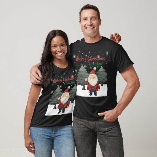 Jolly Christmas Santa Festive Custom T - Shirt (Unisex)
