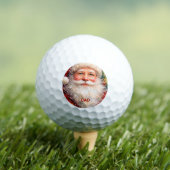 Jolly Christmas Santa Portrait Golfball (Insitu T-Shirt)