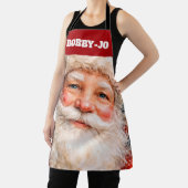 Jolly Christmas Santa Portrait Schürze (InSitu)