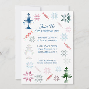 Jolly Christmas Template Party Einladung