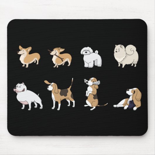Jolly Corgis Mousepad (Vorne)