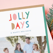 Jolly Days Holiday Foto Cards Einladung