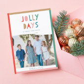 Jolly Days Holiday Foto Cards Einladung