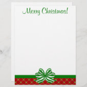 Jolly Diamonds Christmas Letterhead (Vorne/Hinten)