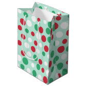 Jolly Dots Gift Bag Mittlere Geschenktüte (Vorderseite Schrägansicht)