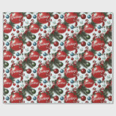 Jolly Elf Jamboree Geschenkpapier (Flach)