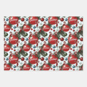 Jolly Elf Jamboree Geschenkpapier Set (Vorderseite 3)