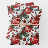 Jolly Elf Jamboree Geschenkpapier Set (Beispiel)