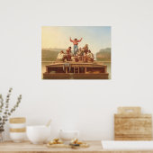 Jolly Flatboatmen - George Bingham Fine Art Poster (Küche)