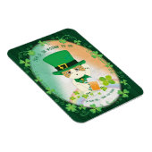 Jolly Ginger Tabby Irish Cheer Magnet (Rechte Seite)