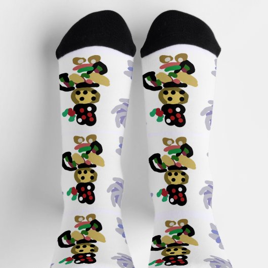 Jolly Gingerbread Socken (Oben)