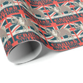 Jolly Good English Bulldog Geschenkpapier (Rolleneckpunkt)
