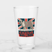 Jolly Good English Bulldog Glas (Vorderseite)