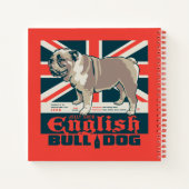 Jolly Good English Bulldog Notizblock (Rückseite)