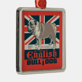 Jolly Good English Bulldog Ornament Aus Metall (Rechts)