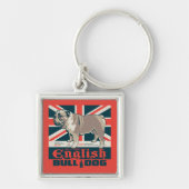 Jolly Good English Bulldog Schlüsselanhänger (Vorne)