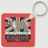 Jolly Good English Bulldog Schlüsselanhänger (Rückseite)