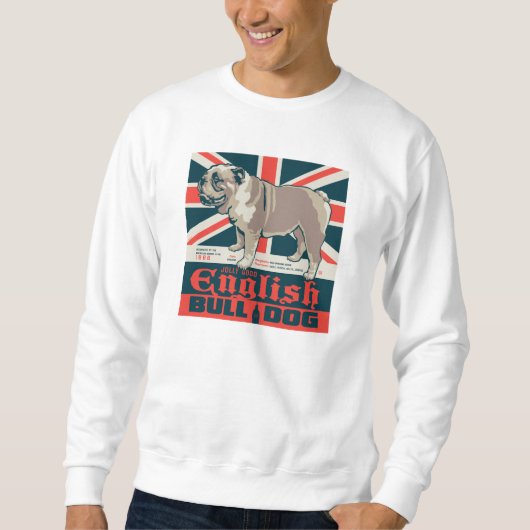 Jolly Good English Bulldog Sweatshirt (Vorderseite)
