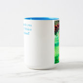 Jolly Good gratuliert Zweifarbige Tasse (Mittel)