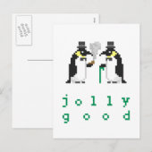 Jolly Good Pinguins Postkarten (Vorne/Hinten)