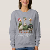 Jolly Goose Christmas Sweatshirt (Vorderseite)