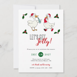 Jolly Goose Cocktail Getränk Feiertag Weihnachtsfe Einladung