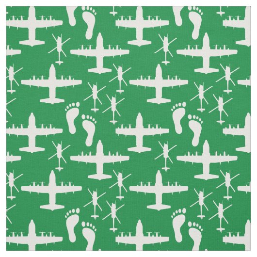 Jolly Green Rescue Team Muster Fabric Stoff (Muster)