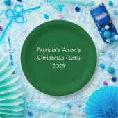 Jolly Green & White: Weihnachts-Party Pappteller (Party)