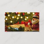 Jolly Grüße vom Weihnachtsmann. Telefonnummerkarte (Vorderseite)