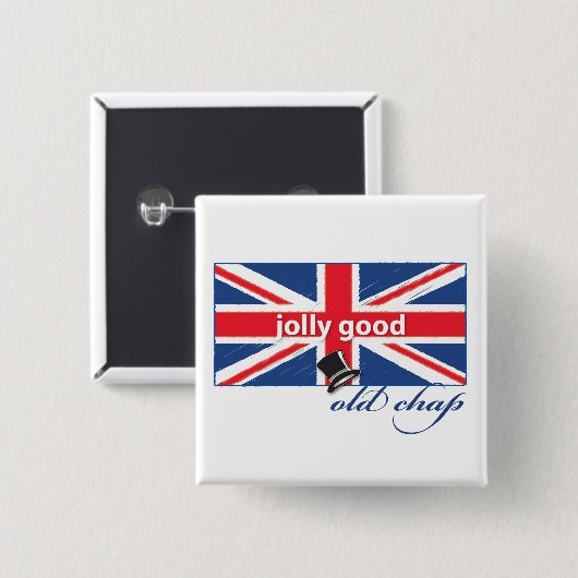 Jolly gut alter Kerl! Button (Vorne & Hinten)