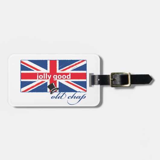 Jolly gut alter Kerl! Gepäckanhänger (Vorderseite horizontal)