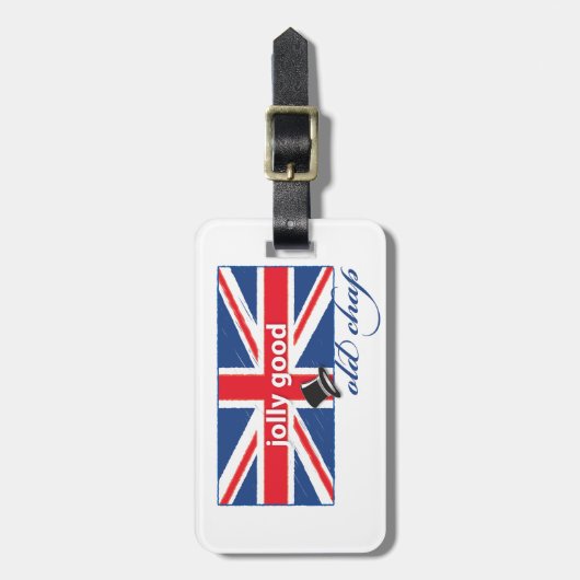 Jolly gut alter Kerl! Gepäckanhänger (Vorderseite vertikal)