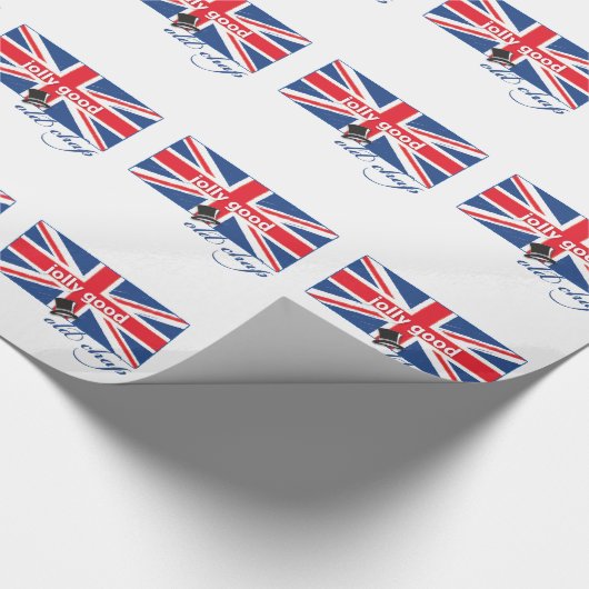 Jolly gut alter Kerl! Geschenkpapier (Ecke)