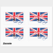 Jolly gut alter Kerl! Rechteckiger Aufkleber (Blatt)