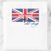 Jolly gut alter Kerl! Rechteckiger Aufkleber (Tasche)