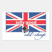 Jolly gut alter Kerl! Rechteckiger Aufkleber (Vorderseite)
