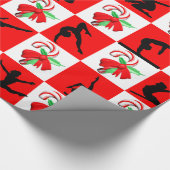 JOLLY GYMNASTICS CHRISTMAS DESIGN GESCHENKPAPIER (Ecke)