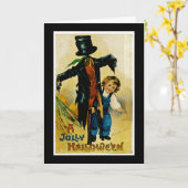 Jolly Halloween Scarecrow Karte (Gelbe Blume)