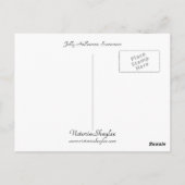 Jolly Halloween Scarecrow Postkarte (Rückseite)