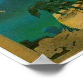 Jolly Halloween Vintag Hexe Poster (Ecke)