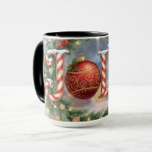 Jolly Holiday Combo Tasse. 11 oder 15 oz Tasse (Vorderseite Links)