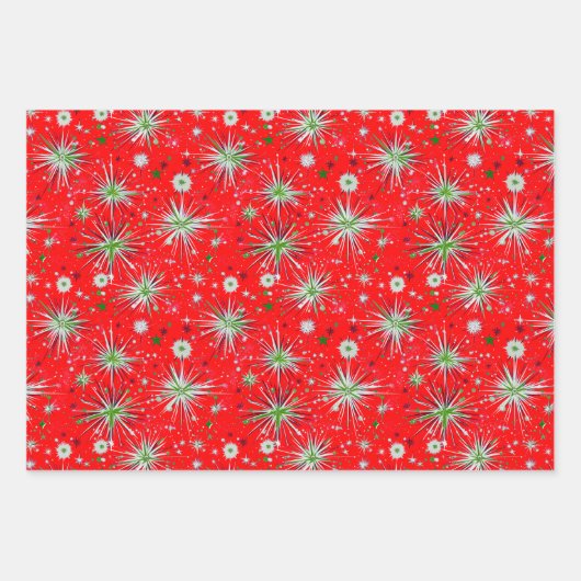 Jolly Holiday Jumble Green Geschenkpapier Set (Vorderseite 2)