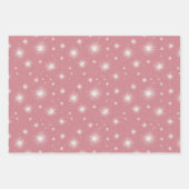 Jolly Holiday Jumble Pink Geschenkpapier Set (Vorderseite 2)