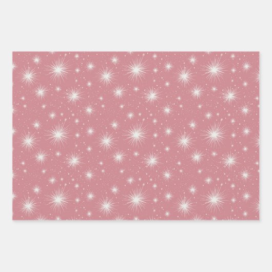 Jolly Holiday Jumble Pink Geschenkpapier Set (Vorderseite 2)