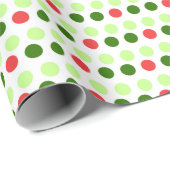 Jolly Holiday Polka Dot Geschenkpapier (Rolleneckpunkt)