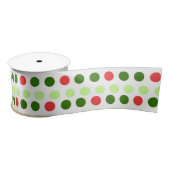 Jolly Holiday Polka Dot Satinband (Spule)