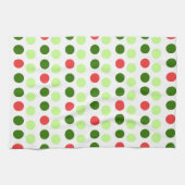 Jolly Holiday Polka Dots Geschirrtuch (Horizontal)