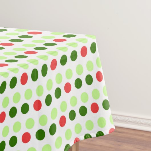Jolly Holiday Polka Dots Tischdecke (Beispiel)