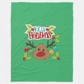 Jolly Holidays Fleecedecke (Vorderseite)