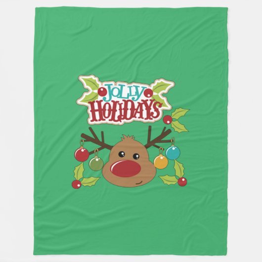 Jolly Holidays Fleecedecke (Vorderseite)